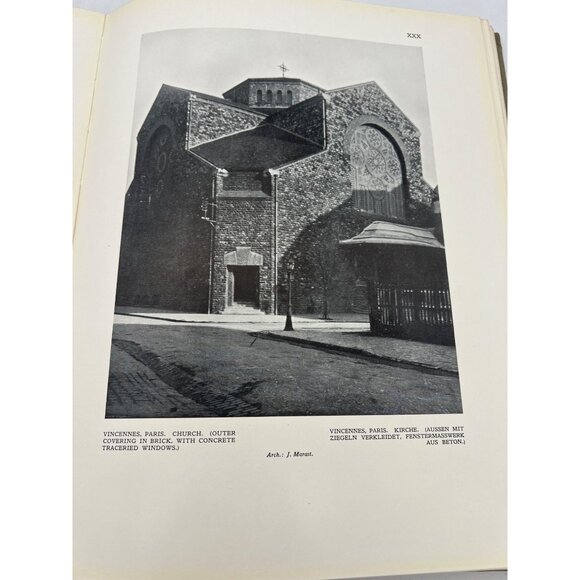 Architectural Design in Concrete 1927 Hardcover T.P. Bennett Vintage Book - Picture 6 of 12